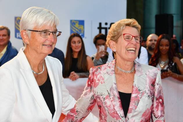 September 7, 2017 - Toronto, Ontario, Canada - JANE ROUNTHWAITE (L) and Premier of Ontario KATHLEEN WYNNE attend the Borg McEnroe premiere during the 2017 Toronto International Film Festival at Roy Thomson Hall on September 7, 2017 in Toronto, Canada. Toronto Canada - ZUMAv53_ 20170907_zaf_v53_038 Copyright: xIgorxVidyashevx