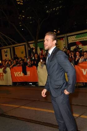 September 7, 2017 - Toronto, Ontario, Canada - CHARLIE HUNNAM attends the Papillon premiere during the 2017 Toronto International Film Festival at Princess of Wales Theatre on September 7, 2017 in Toronto, Canada Toronto Canada - ZUMAv53_ 20170907_zaf_v53_067 Copyright: xIgorxVidyashevx