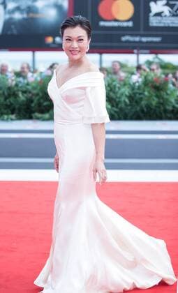 (170908) -- VENICE, Sept. 8, 2017 -- Actress Shi Ke attends the premiere of the movie Angels Wear White at the 74th Venice Film Festival in Venice, Italy, Sept. 7, 2017. ) (jmmn) ITALY-VENICE-FILM FESTIVAL-ANGELS WEAR WHITE-PREMIERE JinxYu 