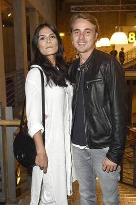 Haleh Esbak with Friend Constantin from Jascheroff at the Premiere the Cinema the create We already in Cinema in the Kulturbrauerei Berlin 07 09 2017 Foto:xF.xKernx xFuturexImage
