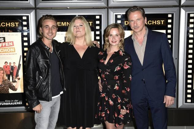 Constantin from Jascheroff Marie Beauty Castle Johanna Griebel and David C Bunners at the Premiere the Cinema the create We already in Cinema in the Kulturbrauerei Berlin 07 09 2017 Foto:xF.xKernx xFuturexImage