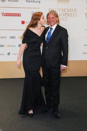 Hamburg Germany 07 09 2017 German Radio price 2017 Frank Otto and Girlfriend Nathalie VOlk