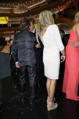 Hamburg Germany 07 09 2017 German Radio price 2017 Peter Maffay and Girlfriend Hendrikje