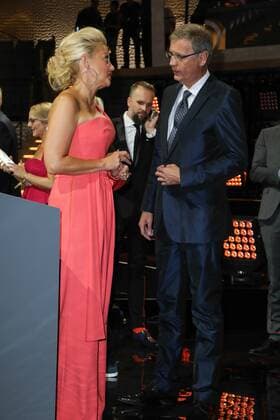 Hamburg Germany 07 09 2017 German Radio price 2017 Barbara Schoeneberg and Guenther Jauch