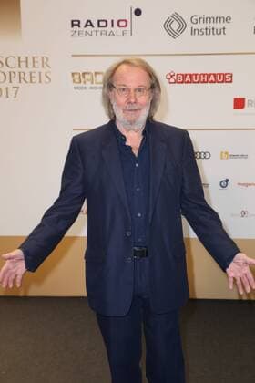 Hamburg Germany 07 09 2017 German Radio price 2017 Benny Andersson