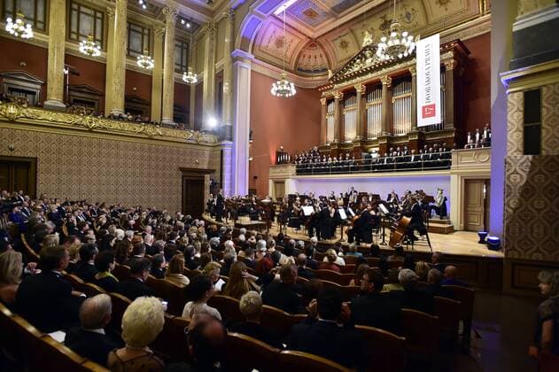 Oratorio Stabat Mater by Antonin Dvorak began the 10th year of the international music festival Dvorak Prague in the Prague Rudolfinum, Czech Republic, on September 7, 2017. (CTKxPhoto RomanxVondrous) CTKPhotoP201709071086901  vnd 3