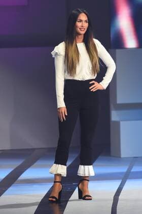 September 7, 2017 - Mexico City, Mexico, Mexico - Actress Megan Fox is seen during the runway of the fashion show to show the collection Autumn Winter 2017 at Fashion Fest held at Fronton Mexico on September 07, 2017 in Mexico City, Mexico Mexico City Mexico  - ZUMAn230 20170907_zaa_n230_617 Copyright: xCarlosxTischlerx