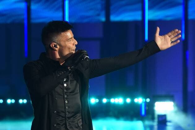 September 7, 2017 - Mexico City, Mexico, Mexico - Singer Ricky Martin performs during the fashion show of Fashion Fest Autumn Winter 2017 at Fronton Mexico on September 07, 2017 in Mexico City, Mexico Mexico City Mexico  - ZUMAn230 20170907_zaa_n230_631 Copyright: xCarlosxTischlerx
