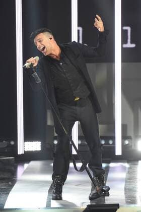 September 7, 2017 - Mexico City, Mexico, Mexico - Singer Ricky Martin performs during the fashion show of Fashion Fest Autumn Winter 2017 at Fronton Mexico on September 07, 2017 in Mexico City, Mexico Mexico City Mexico  - ZUMAn230 20170907_zaa_n230_638 Copyright: xCarlosxTischlerx