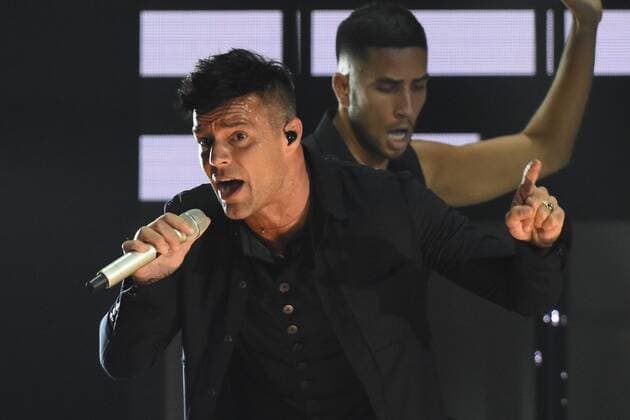 September 7, 2017 - Mexico City, Mexico, Mexico - Singer Ricky Martin performs during the fashion show of Fashion Fest Autumn Winter 2017 at Fronton Mexico on September 07, 2017 in Mexico City, Mexico Mexico City Mexico  - ZUMAn230 20170907_zaa_n230_641 Copyright: xCarlosxTischlerx