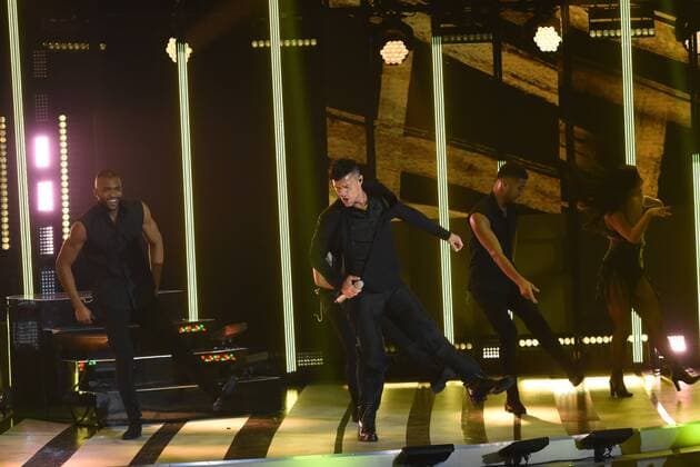 September 7, 2017 - Mexico City, Mexico, Mexico - Singer Ricky Martin performs during the fashion show of Fashion Fest Autumn Winter 2017 at Fronton Mexico on September 07, 2017 in Mexico City, Mexico Mexico City Mexico  - ZUMAn230 20170907_zaa_n230_642 Copyright: xCarlosxTischlerx