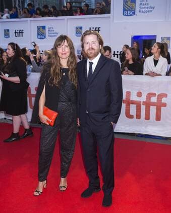 (170908) -- TORONTO, Sept. 8, 2017 -- Director Janus Metz (R) attends the premiere of the film Borg McEnroe during the 2017 Toronto International Film Festival in Toronto, Canada, Sept. 7, 2017. The 2017 Toronto International Film Festival (TIFF) kicked off on Thursday with some 340 films to screen at the event, which runs until September 17. ) CANADA-TORONTO-FILM FESTIVAL-OPENING ZouxZheng 