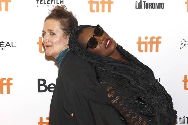 Director Sophie Fiennes and Grace Jones attending The Grace Jones and Bami Premiere during The 42nd Toronto International Film Festival AT Elgin Theatre ON September 07 2017 in Toronto Canada Foto:xR.xWagnerx xFuturexImage
