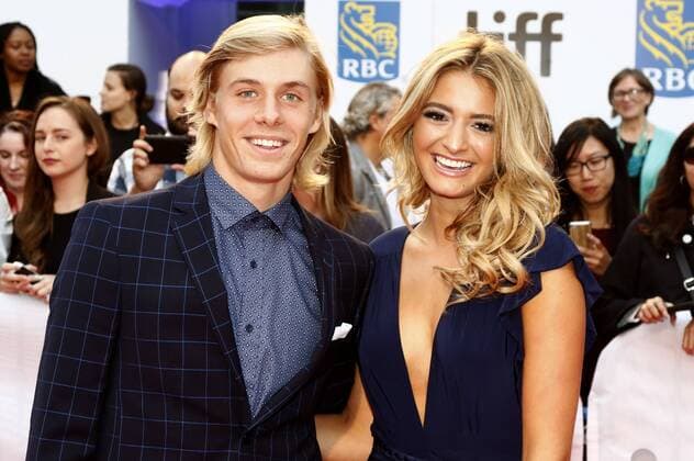 Canadian Tennis Player Denis Shapovalov and Morgan Krizmanich attending The Borg McEnroe Premiere during The 42nd Toronto International Film Festival AT Thomson Hall ON September 07 2017 in Toronto Canada Foto:xR.xWagnerx xFuturexImage