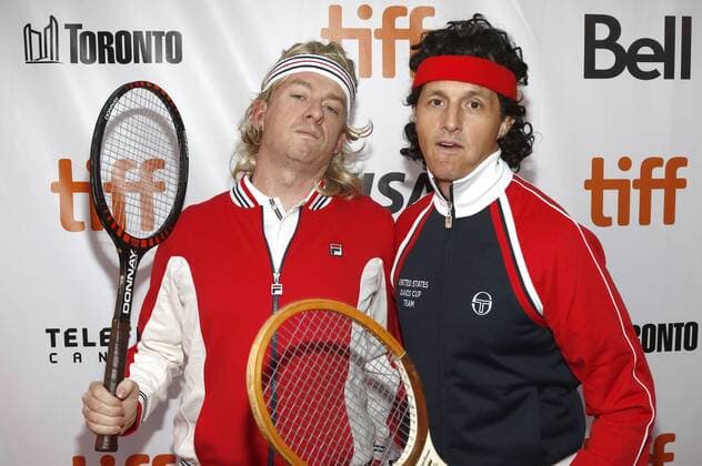 Tim League and Tom Quinn attending The Borg McEnroe Premiere during The 42nd Toronto International Film Festival AT Thomson Hall ON September 07 2017 in Toronto Canada Foto:xR.xWagnerx xFuturexImage