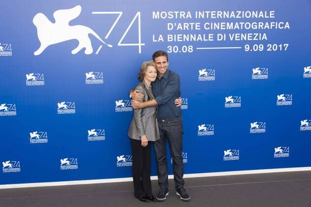 Foto IPP Daniele Cifala 08 09 2017 74 th Mostra Internazionale d Arte Cinematografica Festival del Cinema di Venezia Hannah Photocall nella foto : Charlotte Rampling and Andrea Pallaoro  0