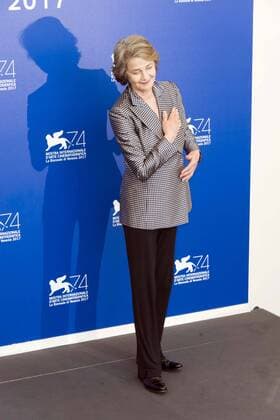 Foto IPP Daniele Cifala 08 09 2017 74 th Mostra Internazionale d Arte Cinematografica Festival del Cinema di Venezia Hannah Photocall nella foto : Charlotte Rampling  0