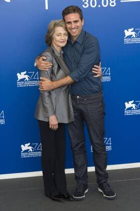Foto IPP Daniele Cifala 08 09 2017 74 th Mostra Internazionale d Arte Cinematografica Festival del Cinema di Venezia Hannah Photocall nella foto : Charlotte Rampling and Andrea Pallaoro  0
