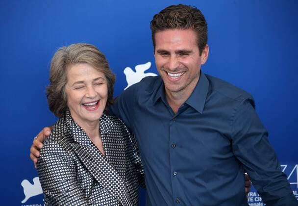 September 8, 2017 - Venice, Italy - Charlotte Rampling and Andrea Pallaoro attend the photocall of the movie Hannah presented in competition at the 74th Venice Film Festival on September 8, 2017 at Venice Lido, Italy. Venice Italy  - ZUMAn230 20170908_zaa_n230_134 Copyright: xMatteoxChinellatox