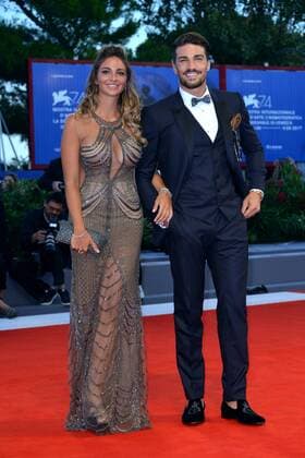 74th Venice Film Festival 2017, Red Carpet Film Le fidele Pictured: Mariano Di Vaio, Eleonora Brunacci  Copyright: xSimonexComi Veneziax xIPAx xVeneziax