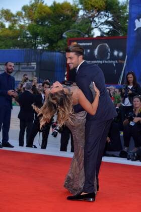 74th Venice Film Festival 2017, Red Carpet Film Le fidele Pictured: Mariano Di Vaio, Eleonora Brunacci  Copyright: xSimonexComi Veneziax xIPAx xVeneziax