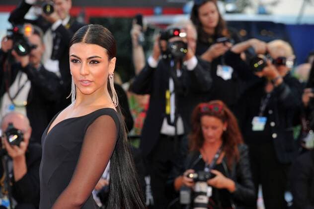 74th Venice Film Festival 2017 Red carpet film La Fidele Pictured Giulia Salemi  Copyright: xCamillaxMorandi Veneziax xIPAx xVeneziax