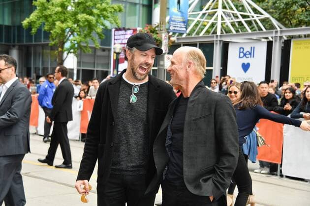 September 8, 2017 - Toronto, Ontario, Canada - Actors JASON SUDEIKIS and ED HARRIS attend Kodachrome Premiere during the 2017 Toronto International Film Festival at Roy Thomson Hall on September 8, 2017 in Toronto, Canada Toronto Canada - ZUMAv53_ 20170908_zaf_v53_030 Copyright: xIgorxVidyashevx