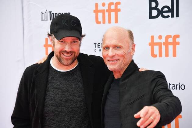 September 8, 2017 - Toronto, Ontario, Canada - Actors JASON SUDEIKIS and ED HARRIS attend Kodachrome Premiere during the 2017 Toronto International Film Festival at Roy Thomson Hall on September 8, 2017 in Toronto, Canada Toronto Canada - ZUMAv53_ 20170908_zaf_v53_040 Copyright: xIgorxVidyashevx