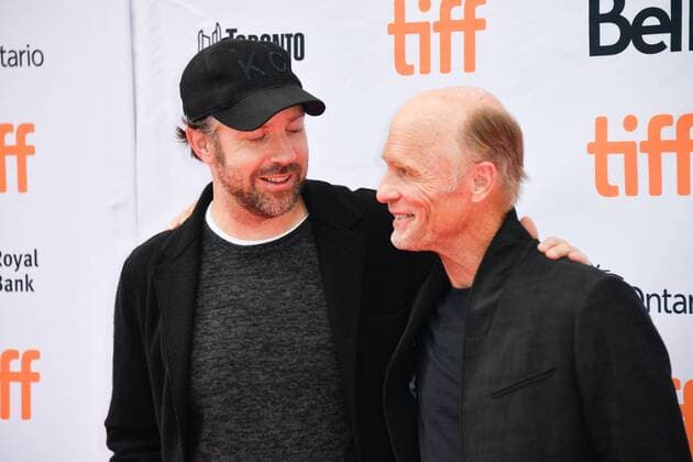 September 8, 2017 - Toronto, Ontario, Canada - Actors JASON SUDEIKIS and ED HARRIS attend Kodachrome Premiere during the 2017 Toronto International Film Festival at Roy Thomson Hall on September 8, 2017 in Toronto, Canada Toronto Canada - ZUMAv53_ 20170908_zaf_v53_045 Copyright: xIgorxVidyashevx