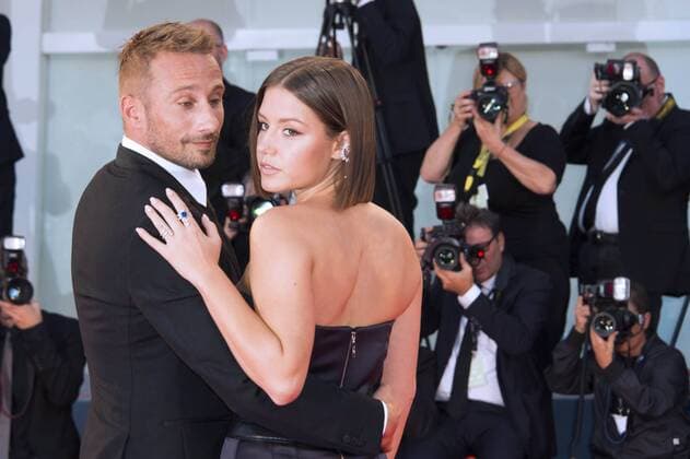 Foto IPP Daniele Cifala 08 09 2017 74 th Mostra Internazionale d Arte Cinematografica Festival del Cinema di Venezia Racer And The Jailbird (Le Fidele) Premiere RedCarpet nella foto : Adele Exarchopoulos, and Matthias Schoenaerts  0