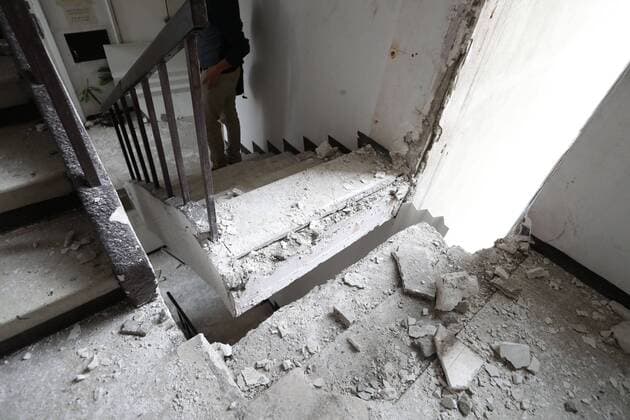 September 8 2017 EUM20170908ACT08 JPG CIUDAD DE MEXICO Hearthquake Sismo CDMX Recorrido en el interior de una unidad habitacional en la delegacion Benito Juarez el viernes 8 de septiembre de 2017 donde se observan los danos que causo el sismo de la noche anterior Foto Agencia EL UNIVERSAL EVZ  - ZUMAu78_ 20170908_zaf_u78_168 Copyright: xBerenicexFregosox