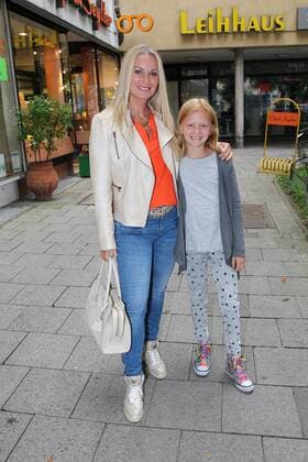 Eva Gruenbauer with Daughter Amelie Film premiere Amelie Run in Rio Filmpalast in Munich at 09 08 2017