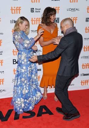 08 September 2017 - Toronto, Ontario Canada - Margot Robbie, Allison Janney, Craig Gillespie. 2017 Toronto International Film Festival - I, Tonya Premiere held at Princess of Wales Theatre. Photo Credit: Brent Perniac AdMedia 220478 AdMedia Starface 2017-09-08 Ontario Toronto Canada  Copyright: xAdMediax STAR_220478_007