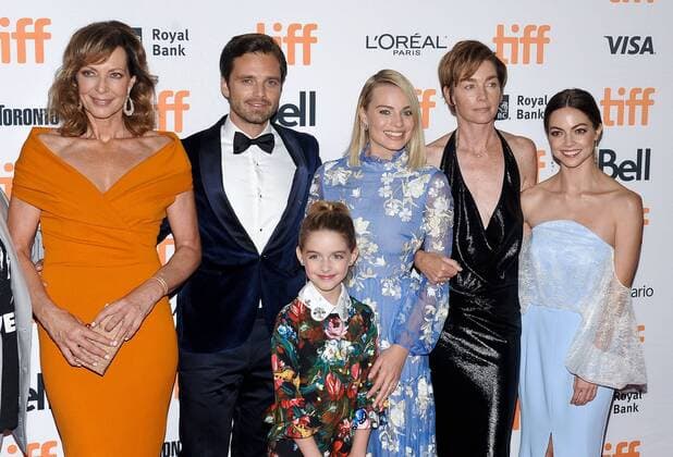 08 September 2017 - Toronto, Ontario Canada - Allison Janney, Sebastian Stan, Mckenna Grace, Margot Robbie, Julianne Nicholson and Caitlin Carver . 2017 Toronto International Film Festival - I, Tonya Premiere held at Princess of Wales Theatre. Photo Credit: Brent Perniac AdMedia 220478 AdMedia Starface 2017-09-08 Ontario Toronto Canada  Copyright: xAdMediax STAR_220478_009