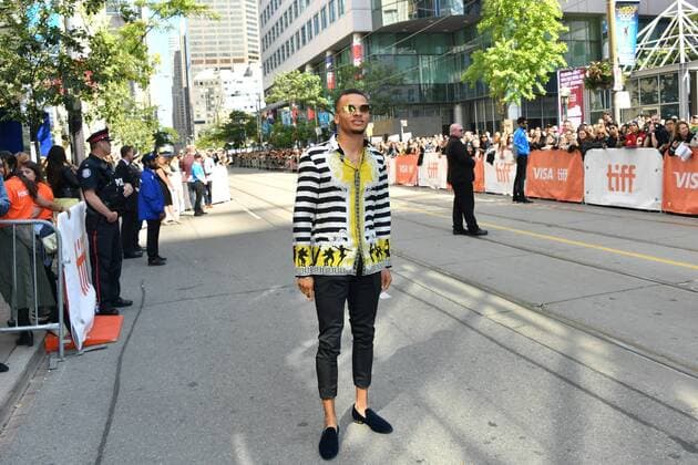 September 9, 2017 - Toronto, Ontario, Canada - Canadian sprinter ANDRE DEGRASSE attends The Carter Effect premiere during the 2017 Toronto International Film Festival at Princess Of Walles Theatre on September 9, 2017 in Toronto, Canada Toronto Canada - ZUMAv53_ 20170909_zaf_v53_006 Copyright: xIgorxVidyashevx