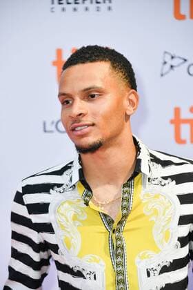 September 9, 2017 - Toronto, Ontario, Canada - Canadian sprinter ANDRE DEGRASSE attends The Carter Effect premiere during the 2017 Toronto International Film Festival at Princess Of Walles Theatre on September 9, 2017 in Toronto, Canada Toronto Canada - ZUMAv53_ 20170909_zaf_v53_012 Copyright: xIgorxVidyashevx