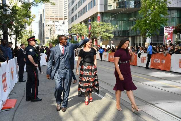 September 9, 2017 - Toronto, Ontario, Canada - Raptors coach DWANE CASEY and friend attend The Carter Effect premiere during the 2017 Toronto International Film Festival at Princess Of Walles Theatre on September 9, 2017 in Toronto, Canada Toronto Canada - ZUMAv53_ 20170909_zaf_v53_016 Copyright: xIgorxVidyashevx