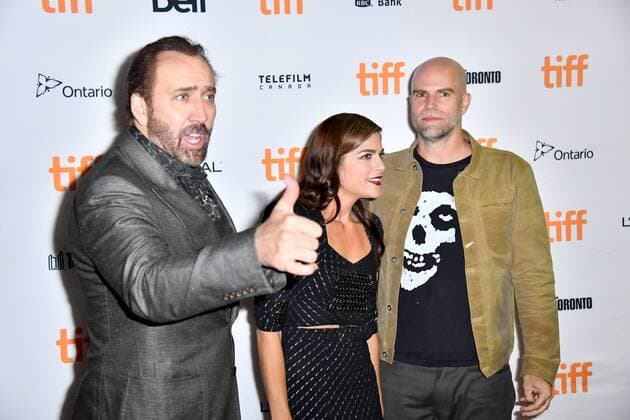 September 9, 2017 - Toronto, Ontario, Canada - NICOLAS CAGE, SELMA BLAIR and Director BRIAN TAYLOR attend Mom and Dad premiere during the 2017 Toronto International Film Festival at Ryerson Theater on September 9, 2017 in Toronto, Canada Toronto Canada - ZUMAv53_ 20170909_zaf_v53_159 Copyright: xIgorxVidyashevx