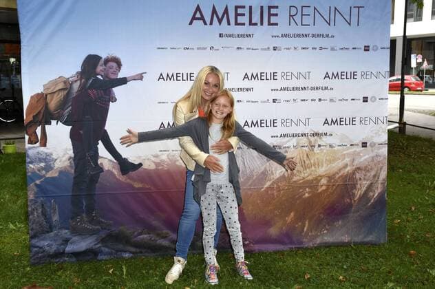 Eva Grünbauer with Daughter Amelie at the Premiere the Cinema Amelie Run in Rio Filmpalast Munich 09 09 2017 Foto:xP.xSchönbergerx xFuturexImage