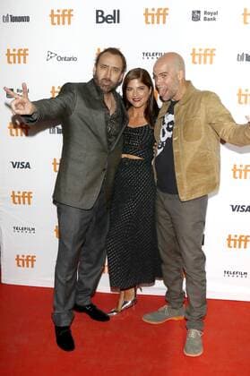 Nicolas Cage Selma Blair and Director Brian Taylor attending The Mom and Dad Premiere during The 42nd Toronto International Film Festival AT Ryerson Theatre ON September 09 2017 in Toronto Canada Foto:xR.xWagnerx xFuturexImage