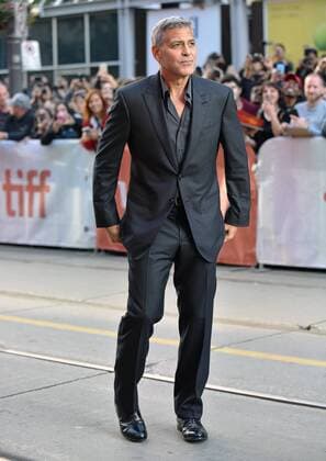 George Clooney arrives for the Toronto International Film Festival premiere of Suburbicon at the Princess of Wales Theatre in Toronto, Canada on September 9, 2017.  TOR2017090921 CHRISTINExCHEW