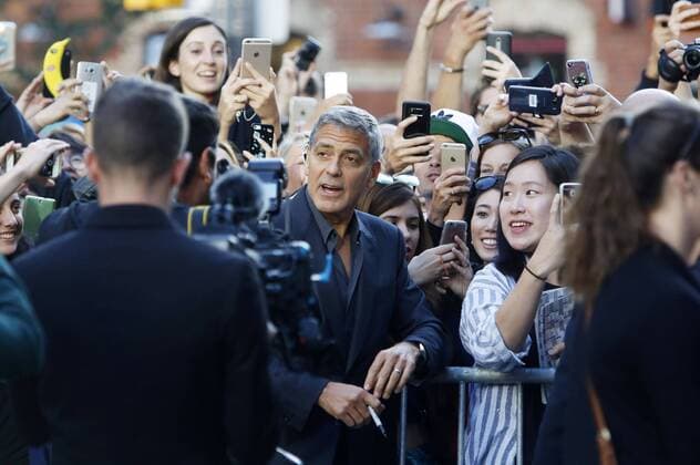 George Clooney attending The Premiere during The 42nd Toronto International Film Festival AT Princess of Wales Theatre ON September 09 2017 in Toronto Canada Foto:xR.xWagnerx xFuturexImage