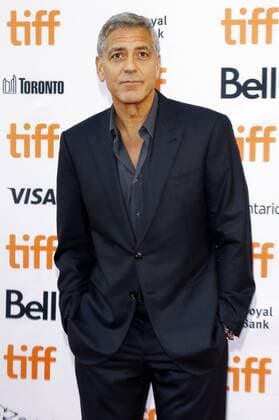 George Clooney attending The Premiere during The 42nd Toronto International Film Festival AT Princess of Wales Theatre ON September 09 2017 in Toronto Canada Foto:xR.xWagnerx xFuturexImage