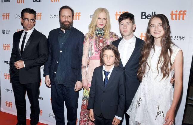 September 9, 2017 - Toronto, Ontario, U.S. - 09 September 2017 - Toronto, Ontario Canada - Colin Farrell, Yorgos Lanthimos, Nicole Kidman, Sunny Suljic, Barry Keoghan and Raffey Cassidy. 2017 Toronto International Film Festival - The Killing Of A Sacred Deer Premiere held at The Elgin. Photo Credit: AdMedia Toronto U.S. - ZUMAa123 20170909_zaa_a123_558 Copyright: xBrentxPerniacx