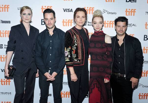 September 10, 2017 - Toronto, Ontario, U.S. - 10 September 2017 - Toronto, Ontario Canada - Evan Rachel Wood, Jason Sanchez, Maxim Roy, Julia Sarah Stone, Carlos Sanchez. 2017 Toronto International Film Festival - A Worthy Companion Premiere held at Scotiabank Theatre. Photo Credit: AdMedia Toronto U.S. - ZUMAa123 20170910_zaa_a123_682 Copyright: xBrentxPerniacx