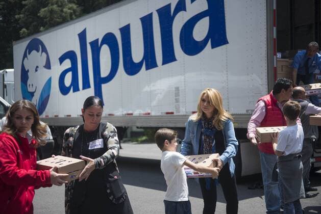 September 11, 2017 - Mexico City, Mexico City, MX - The First Lady of Mexico and president of DIF (National System for Integral Family Development) Angelica Rivera during a press conference about the supplies that will be sent fot the earthquakes victims. Mexico City MX - ZUMAa136 20170911_zap_a136_010 Copyright: xJoelxAlvarezx