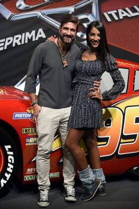 Milan, 11 09 2017 - Movie Show 3 Cars, Disney Pixar - in photo: Edoardo Stoppa, Juliana Moreira  Copyright: xSimonaxChiocciax xIPAx xSimonaxChiocciaxFotosickix