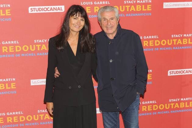 Celebs attending Le Redoutable Premiere at Cinema du Pantheon in Paris, France on September 11, 2017. Claude Lelouch;Valérie Perrin (Claude Lelouch s girlfriend) Paris France  546452
