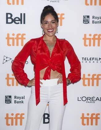 (170912) -- TORONTO, Sept. 12, 2017 -- Actress Q orianka Kilcher poses for photos before the premiere of film Hostiles at Princess of Wales Theatre during the 2017 Toronto International Film Festival in Toronto, Canada, Sept. 11, 2017. ) (yy) ZouxZheng 