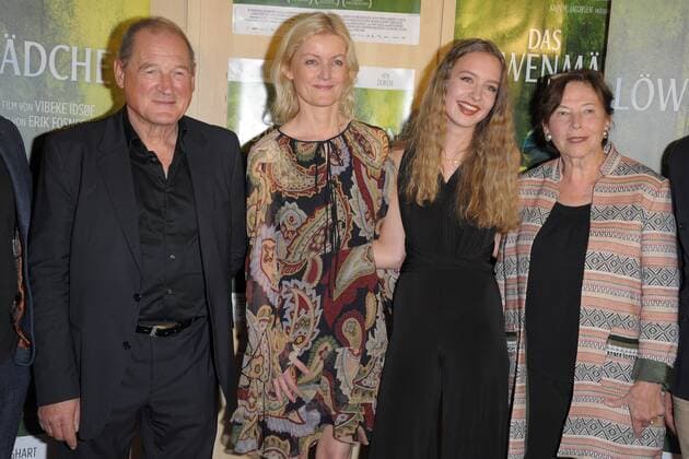 Burghart Klaußner Vibeke Idsoe Mathilde Storm Eva Luise Koehler Arrival to Premiere from the Loewenmaedchen in Cinema Delphi LUX in Berlin at 12 09 2017